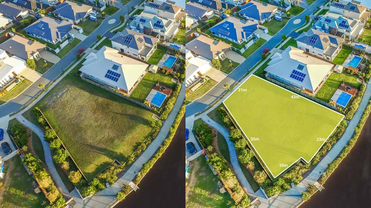 Professionally Edited Aerial Photograph